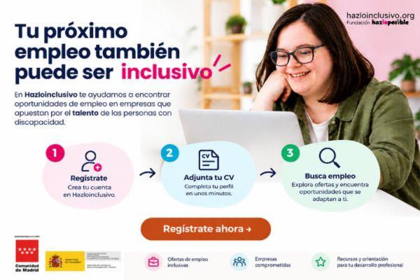 Cómo registrarte en Hazloinclusivo y empezar a buscar empleo paso a paso