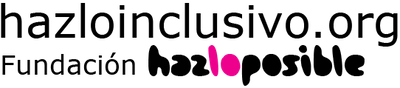 Logotipo Hazlo Inclusivo Fundación Hazlo Posible. Ir a página de inicio